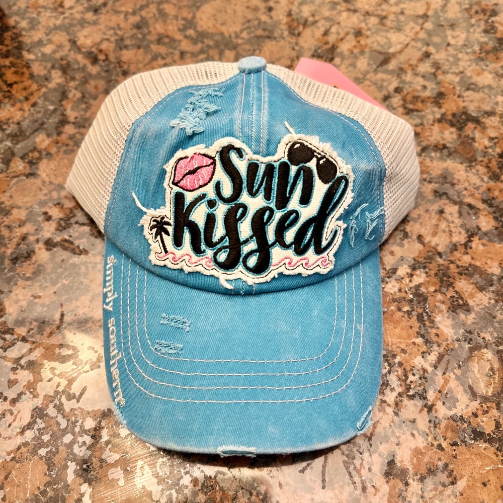 Simply Southern Blue and White Sun Kissed Hat